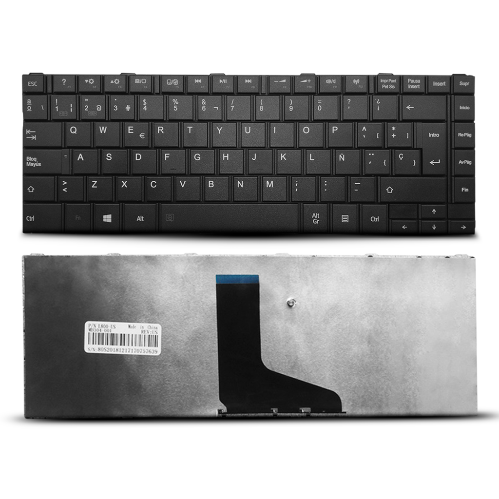 TASTIERA ITALIANA PER TOSHIBA SATELLITE C800 C800D L800 L805 L830 L840 L845 M800 M805 - BIANCA - Foto 2